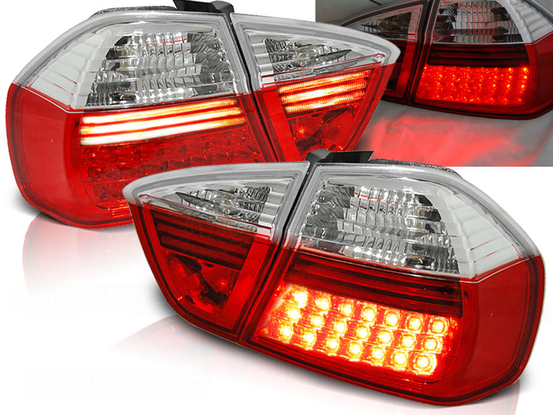Baklykter LED BMW (E90) 2005-2008 RED WHITE