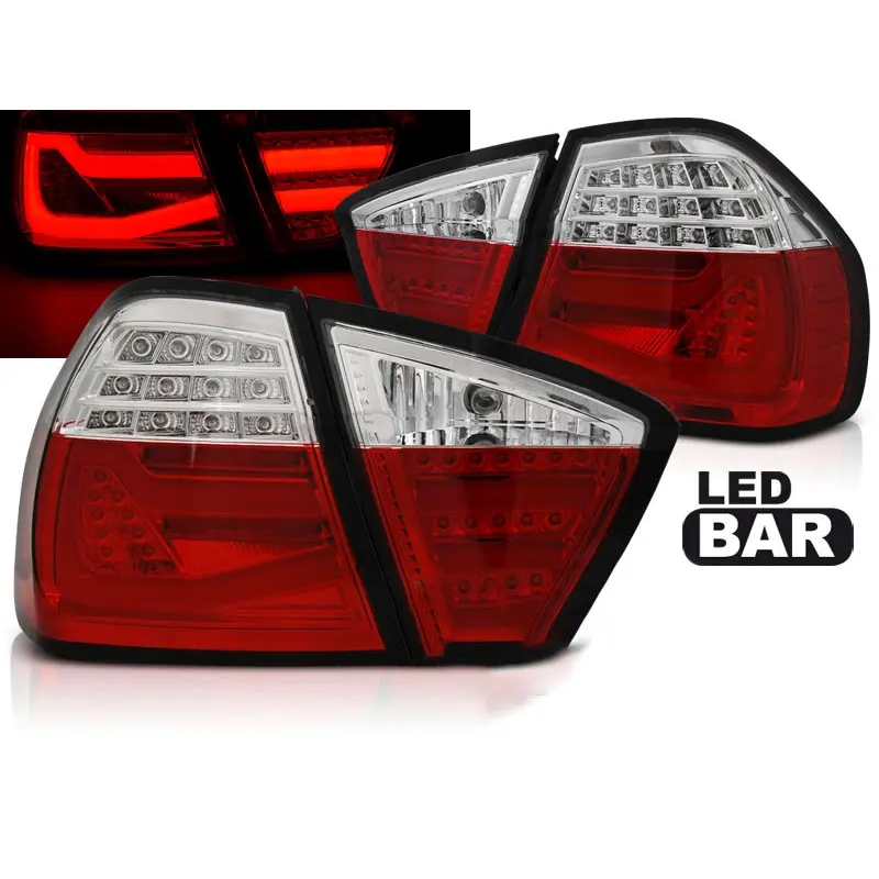 Baklykter LED BMW (E90) 2005-2008 RED WHITE