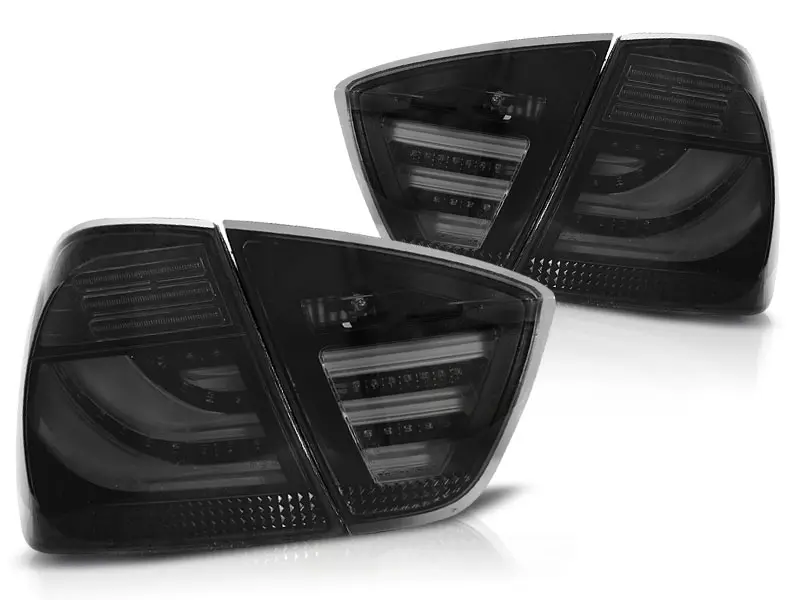 Baklykter LED BMW (E90) 2005-2008 SMOKE BLACK – bilde 4