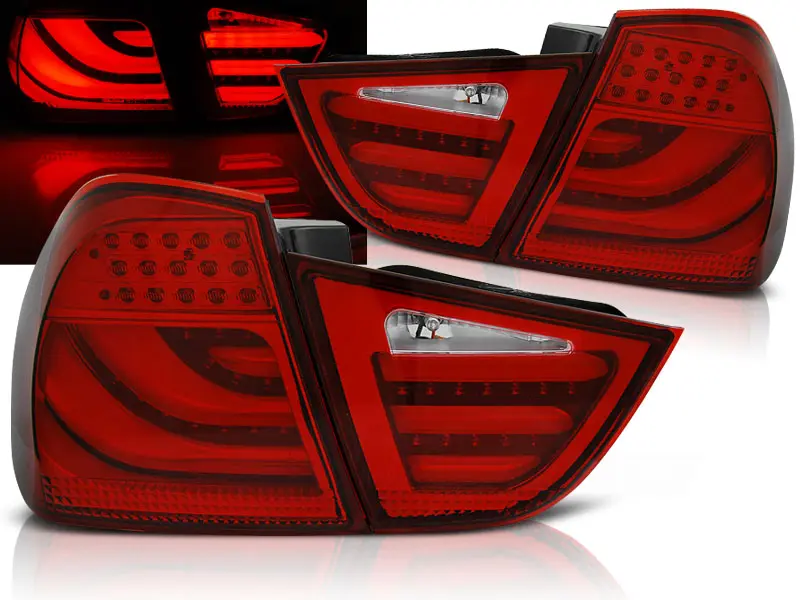 Baklykter LED BMW (E90) 2009-2011 RED