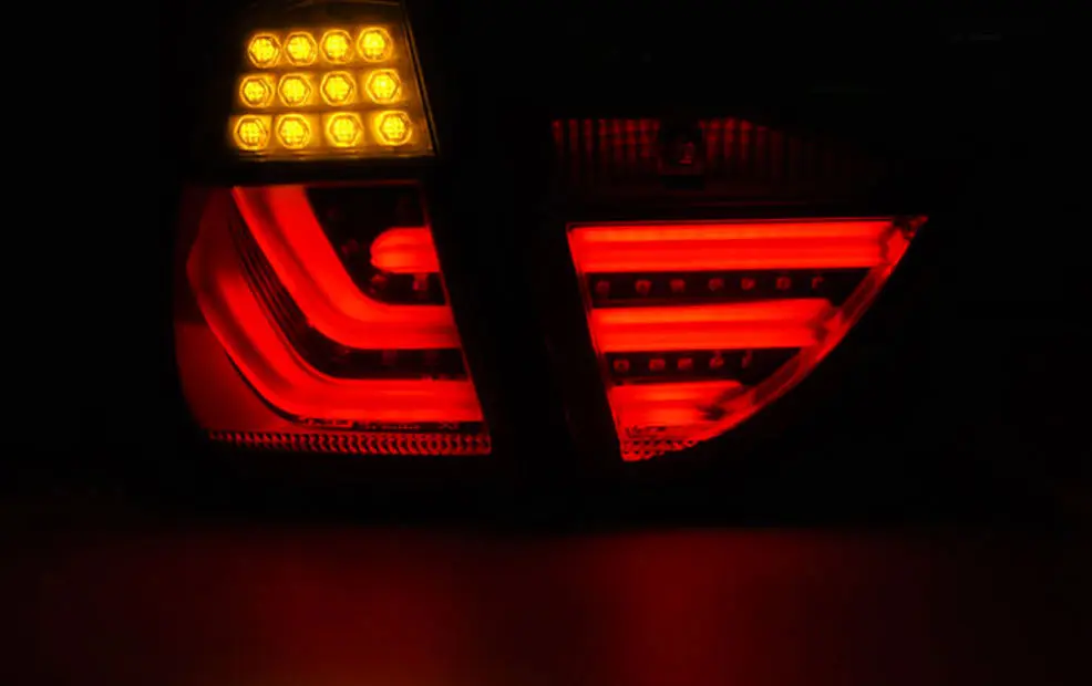 Baklykter LED BMW (E91) 2009-2011 RED WHITE – bilde 3