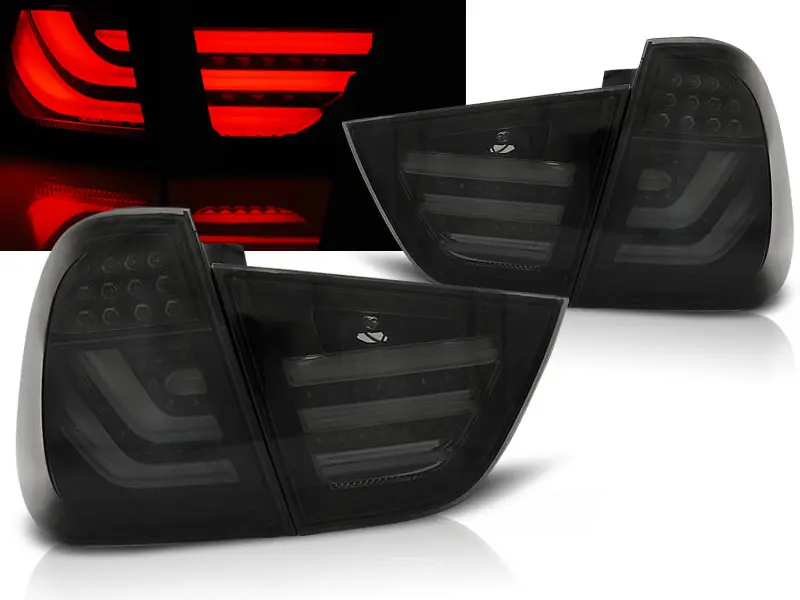 Baklykter LED BMW (E91) 2009-2011 SMOKE BLACK