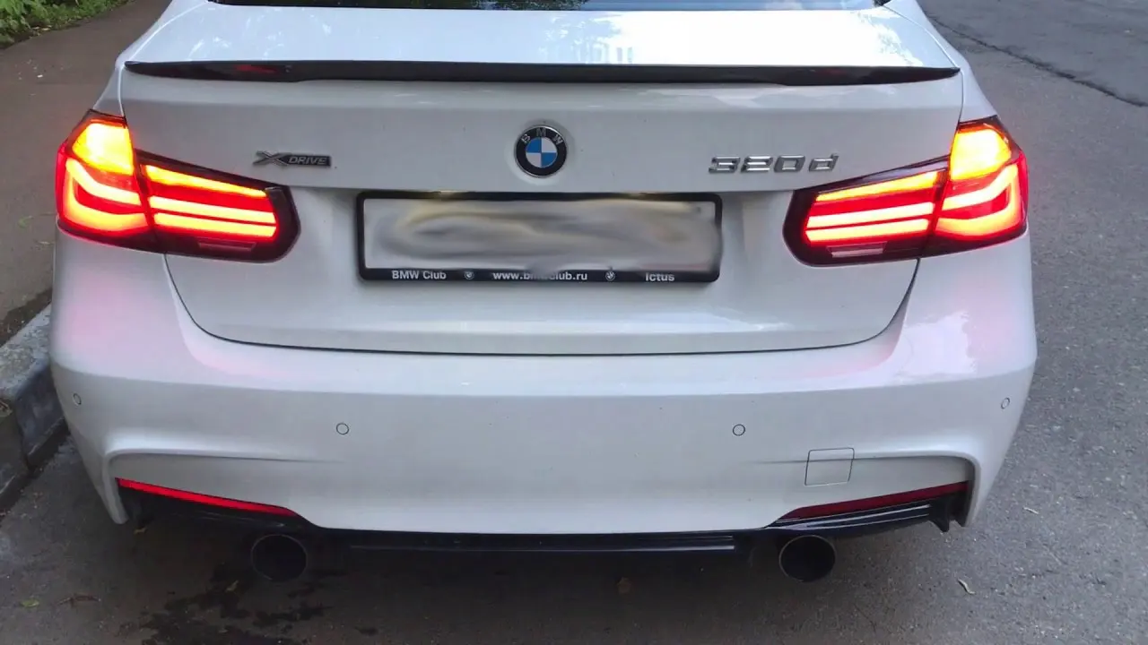 Baklykter LED BMW (F30) 2011-2015 SMOKE  – bilde 5