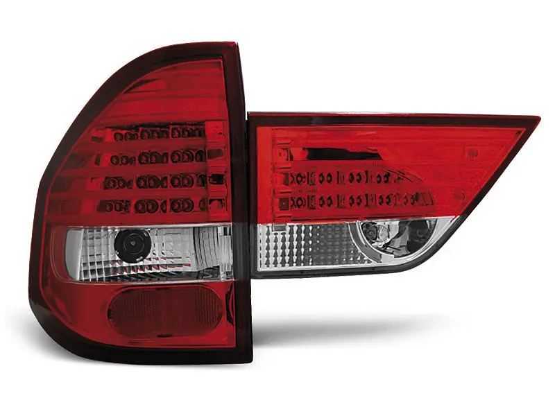 Baklykter LED BMW X3 (E83) 2004-2006 RED WHITE Image 3