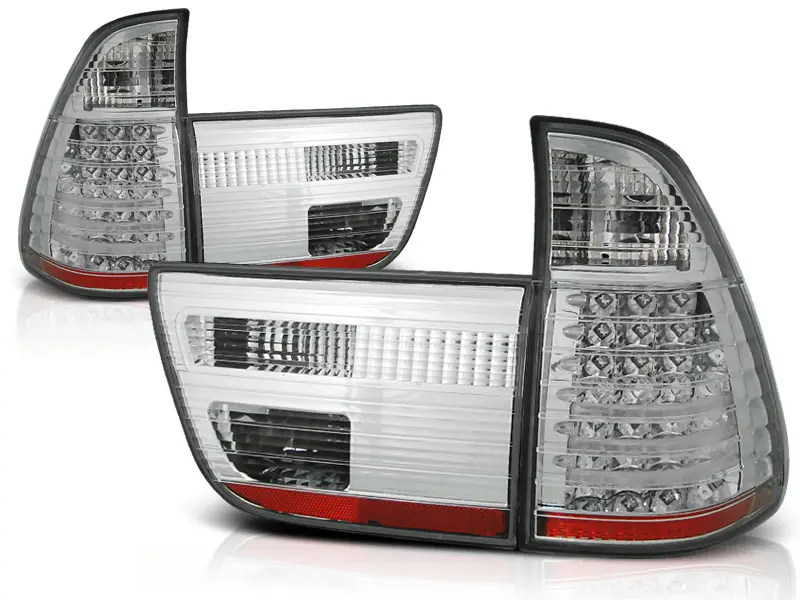 Baklykter LED BMW X5 (E53) 1999 - 2003 | CHROME – bilde 2