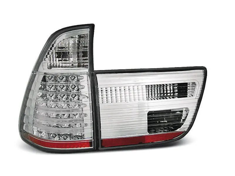 Baklykter LED BMW X5 (E53) 1999 - 2003 | CHROME – bilde 3