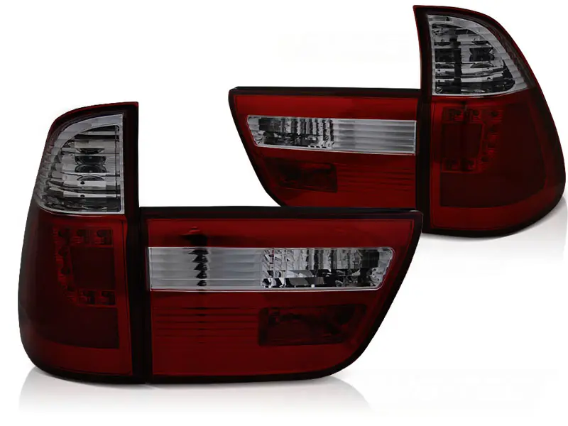 Baklykter LED BMW X5 (E53) 1999 - 2003 | RED SMOKE