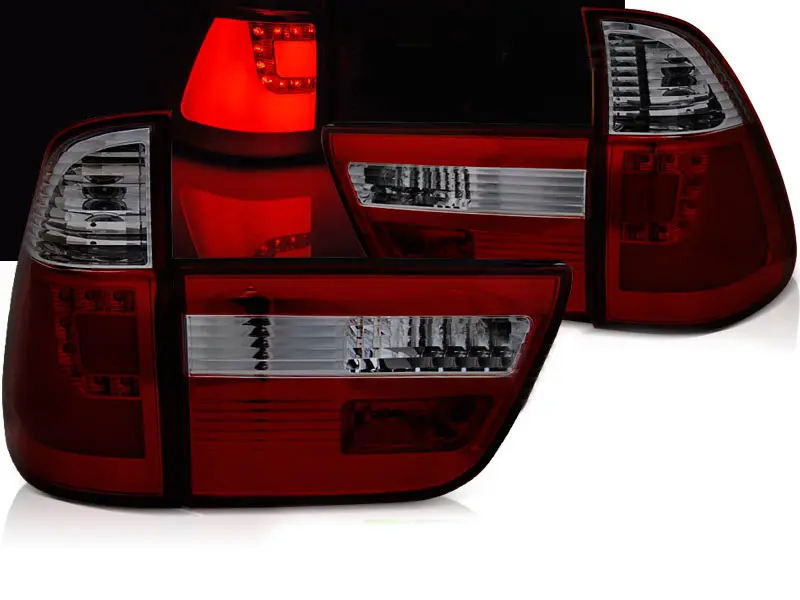 Baklykter LED BMW X5 (E53) 1999 - 2003 | RED SMOKE – bilde 2