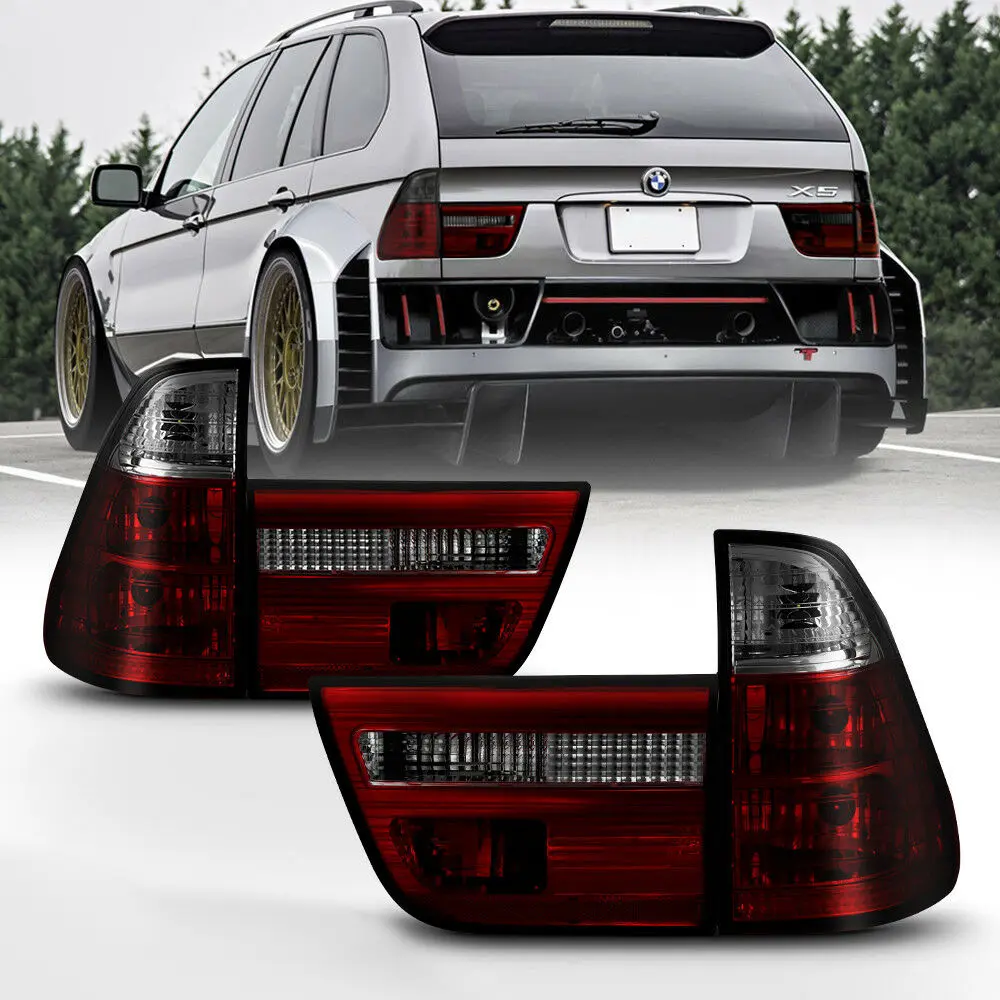 Baklykter LED BMW X5 (E53) 1999 - 2003 | RED SMOKE – bilde 3