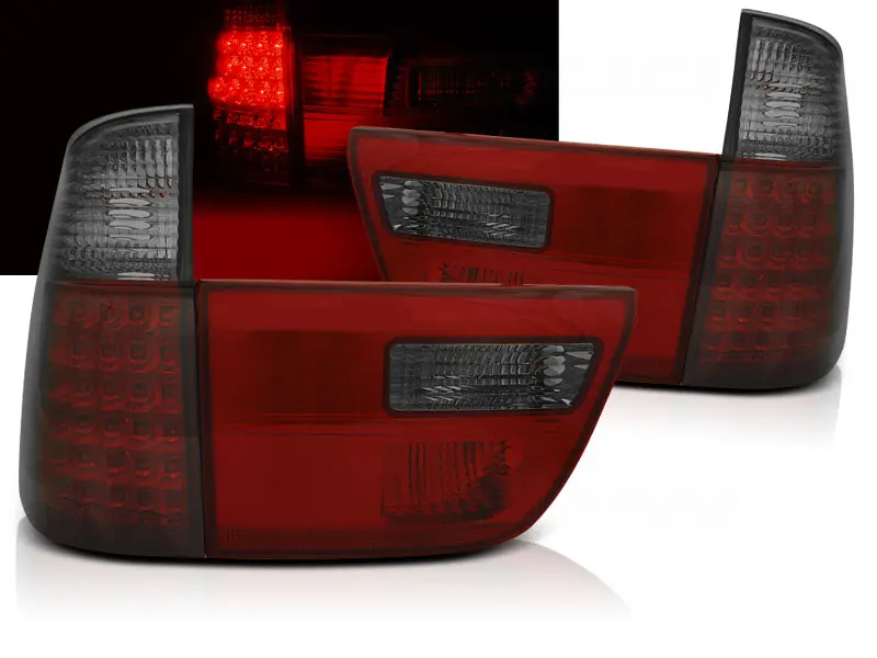 Baklykter LED BMW X5 (E53) 1999 - 2006 | RED SMOKE