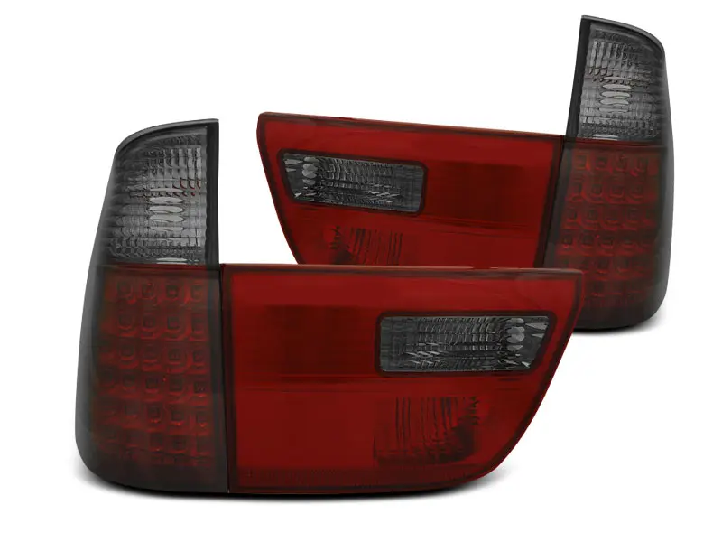 Baklykter LED BMW X5 (E53) 1999 - 2006 | RED SMOKE – bilde 3
