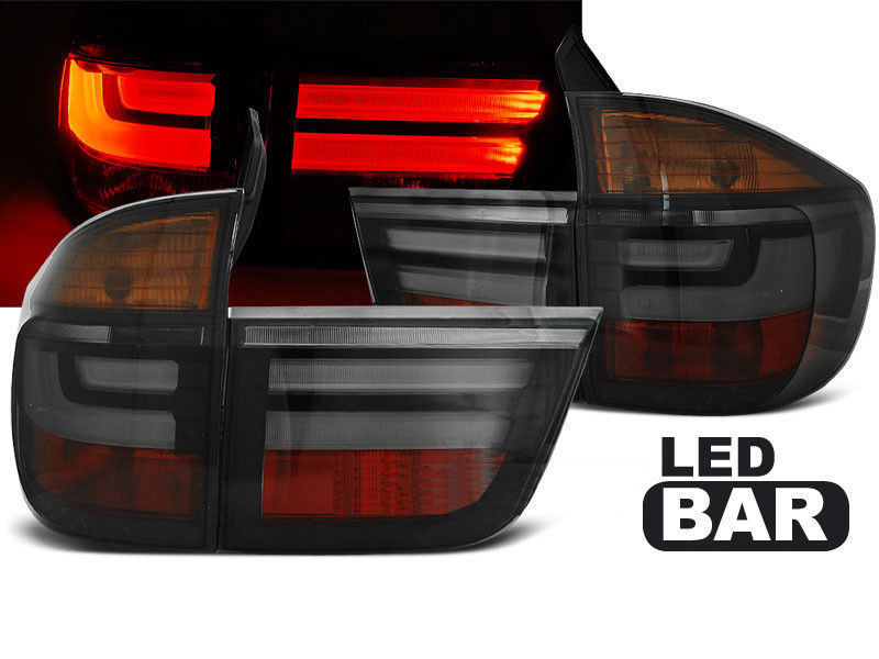 Baklykter LED BMW X5 (E70) 2006 - 2010 | Smoke Black Edition