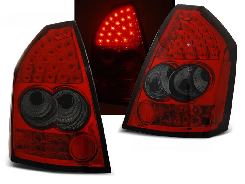 Baklykter LED CHRYSLER (300C) 2005-2008 RED SMOKE Image 2