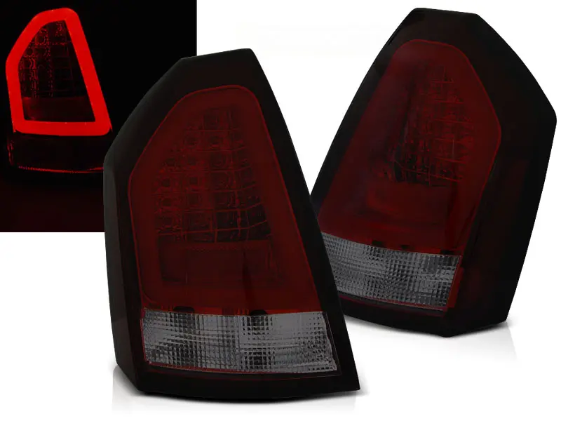 Baklykter LED CHRYSLER 300C 2005-2008 RED SMOKE