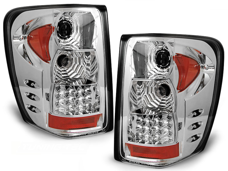 Baklykter LED CHRYSLER JEEP GRAND CHEROKEE 1999-2005 CHROME  – bilde 2