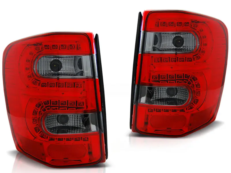 Baklykter LED CHRYSLER JEEP GRAND CHEROKEE 1999-2005 RED SMOKE – bilde 2