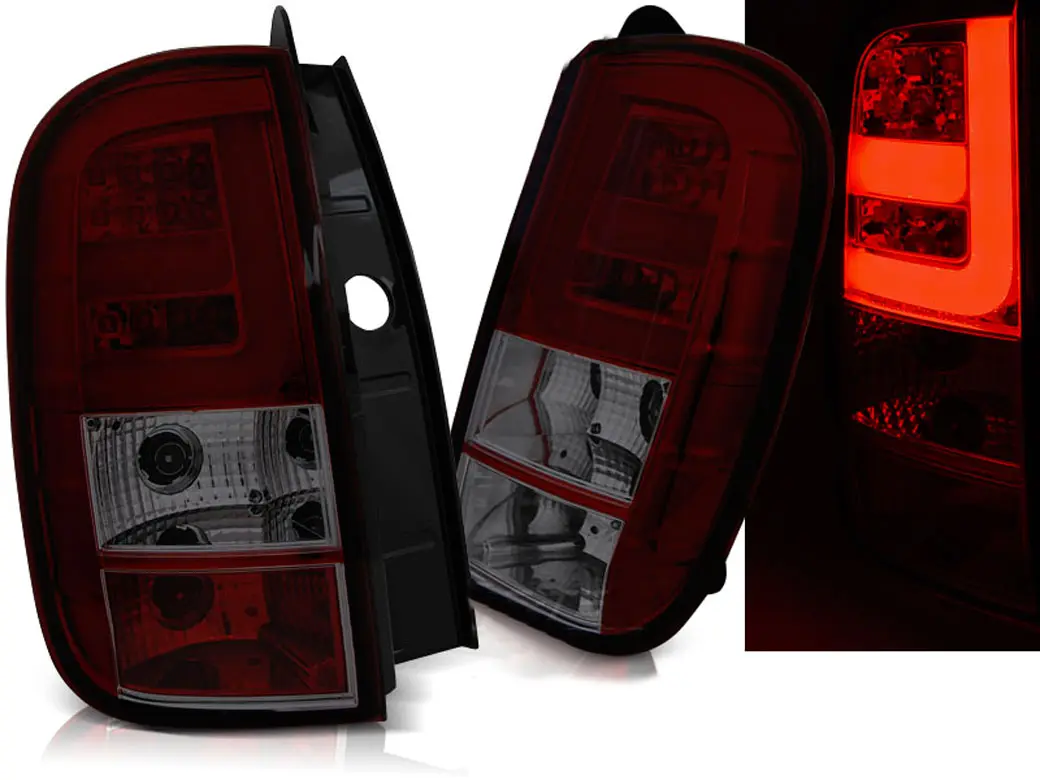 Baklykter LED DACIA DUSTER 2010-> RED SMOKE