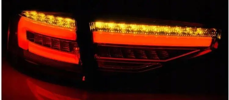 Baklykter  LED Dynamisk Audi A4 B8 Facelift Sedan 2011 - 2015 │ BLACK – bilde 2