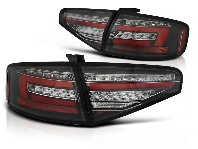 Baklykter LED Dynamisk Audi A4 B8 Facelift Sedan 2011 - 2015 │ LIGHTS BLACK – bilde 5