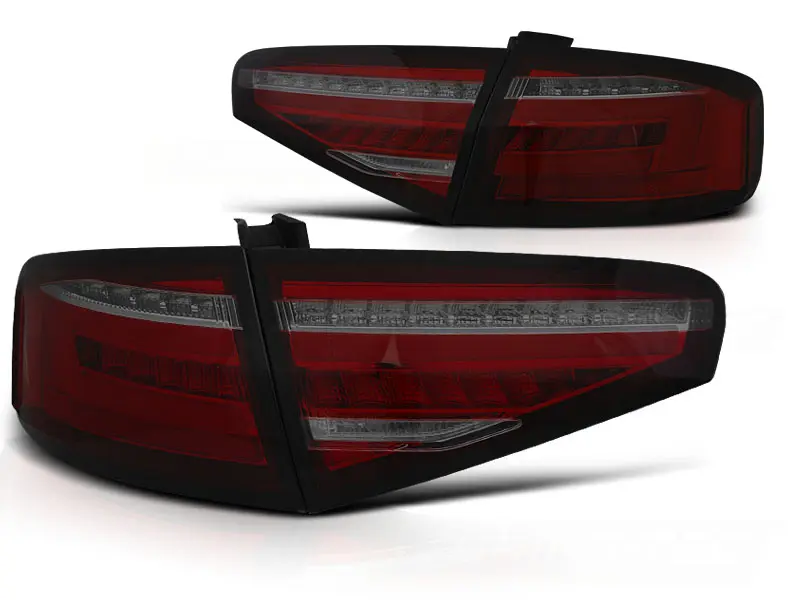 Baklykter LED Dynamisk Audi A4 B8 Facelift Sedan 2011 - 2015 │ LIGHTS RED SMOKE – bilde 3