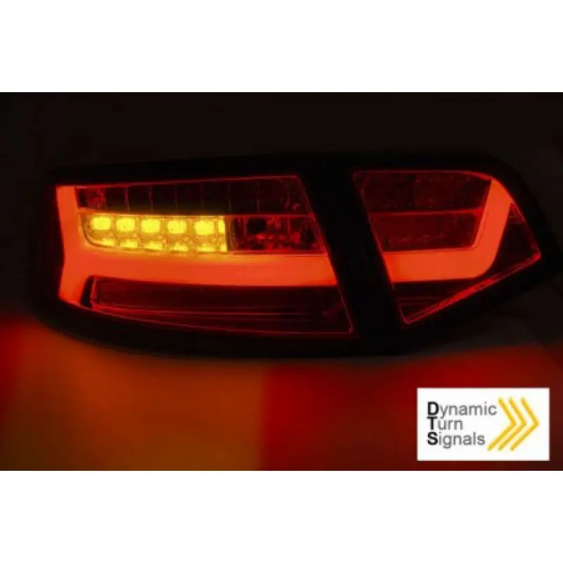 Baklykter LED Dynamisk AUDI A6 2008-2011 SEDAN BLACK SMOKE SEQ – bilde 2