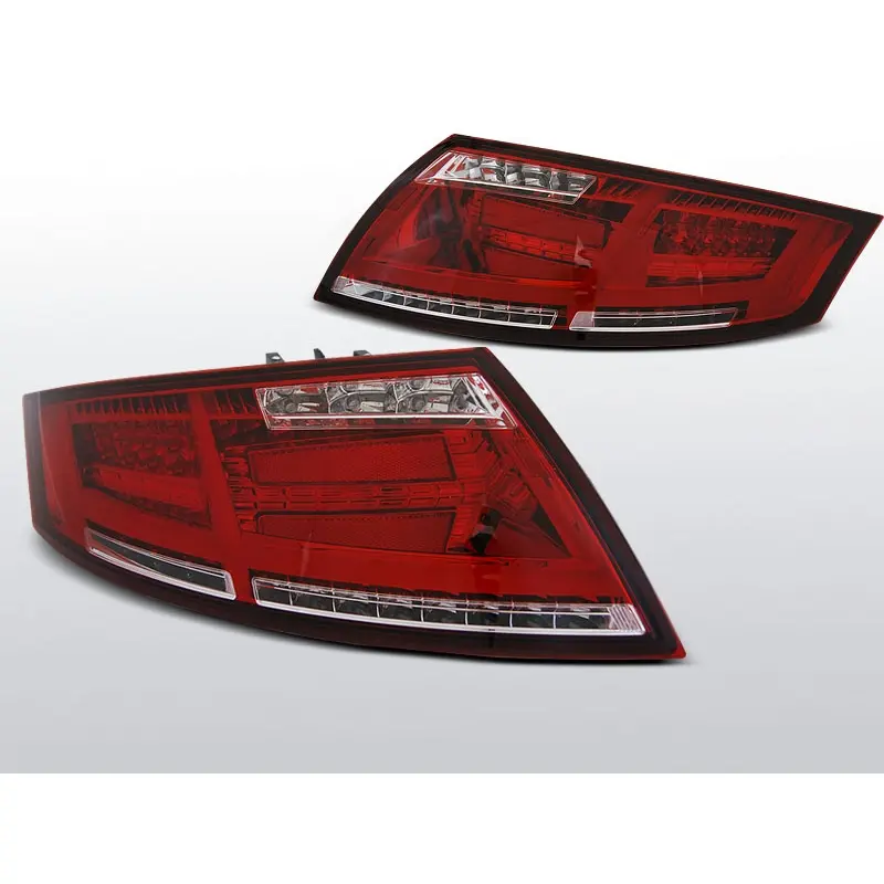 Baklykter LED Dynamisk AUDI TT 2006-2014 RED WHITE