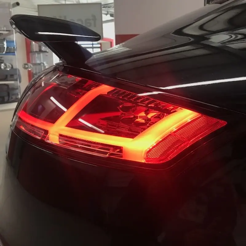 Baklykter LED Dynamisk AUDI TT 2006-2014 RED WHITE – bilde 7