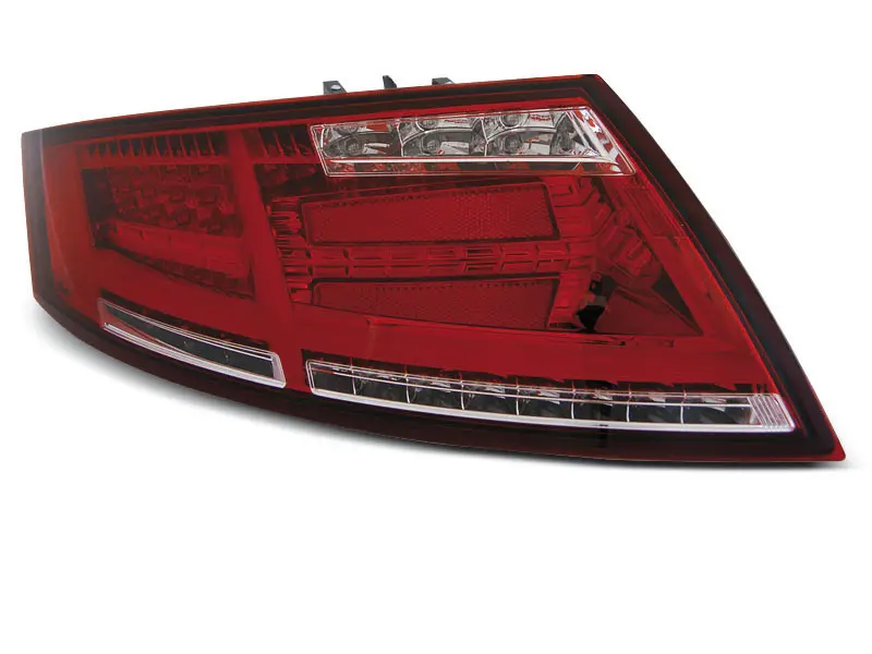 Baklykter LED Dynamisk AUDI TT 2006-2014 RED WHITE – bilde 9