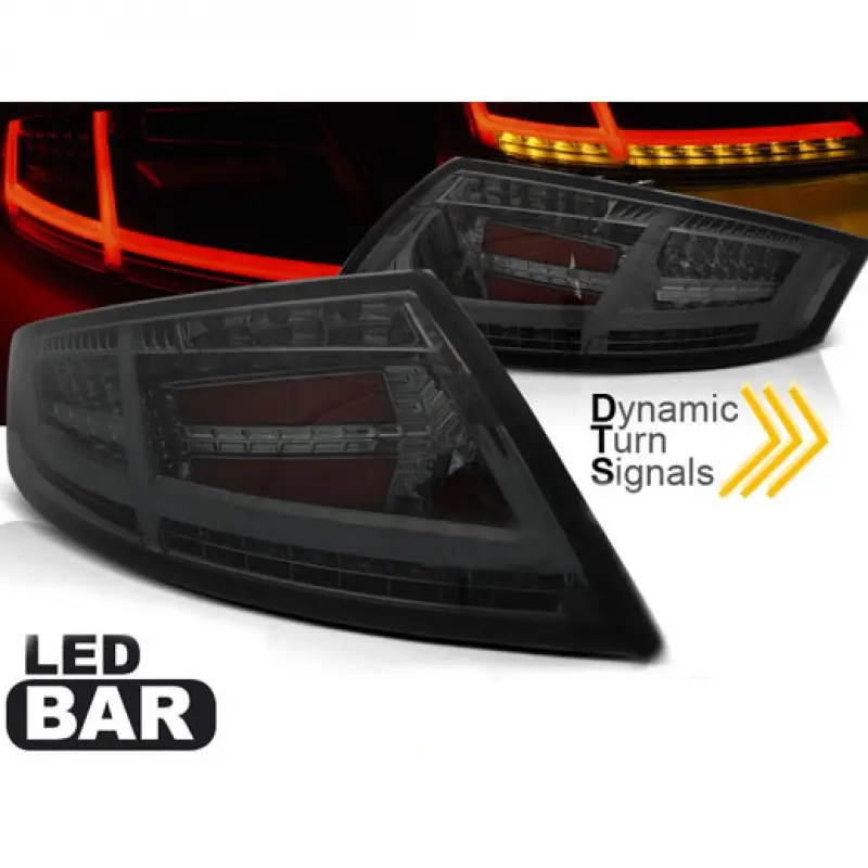 Baklykter LED Dynamisk AUDI TT 2006-2014 SMOKE