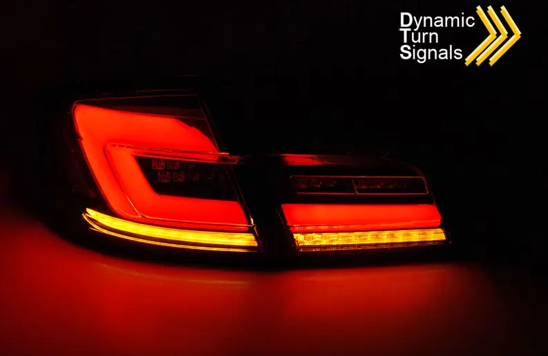Baklykter LED Dynamisk BMW 5 (F10) Sedan 2010 - 2013 │ LIGHTS SMOKE BLACK – bilde 2