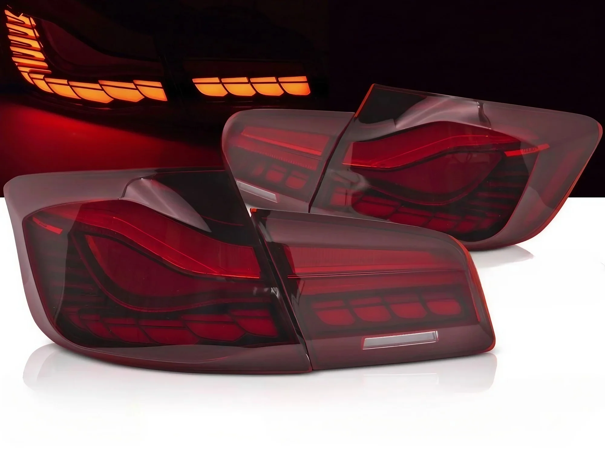 Baklykter LED Dynamisk BMW 5 (F10) Sedan 2010 - 2017 │ OLED GTS Design