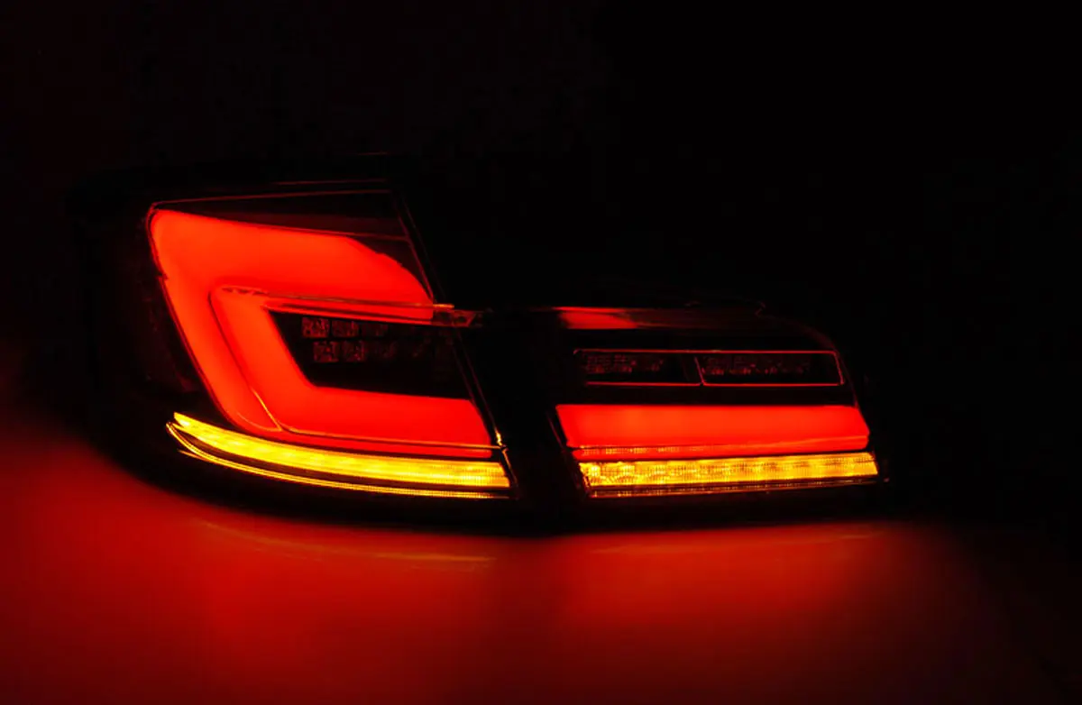 Baklykter LED Dynamisk BMW 5 (F10) Sedan 2010 - 2017 │ RED SMOKE – bilde 3