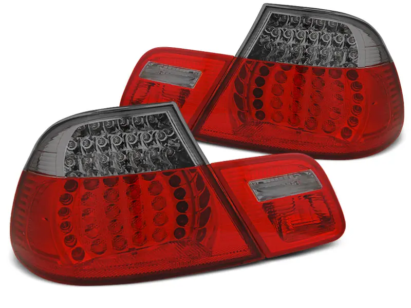 Baklykter LED Dynamisk BMW (E46) 1999-2003 COUPE RED SMOKE SEQ – bilde 4