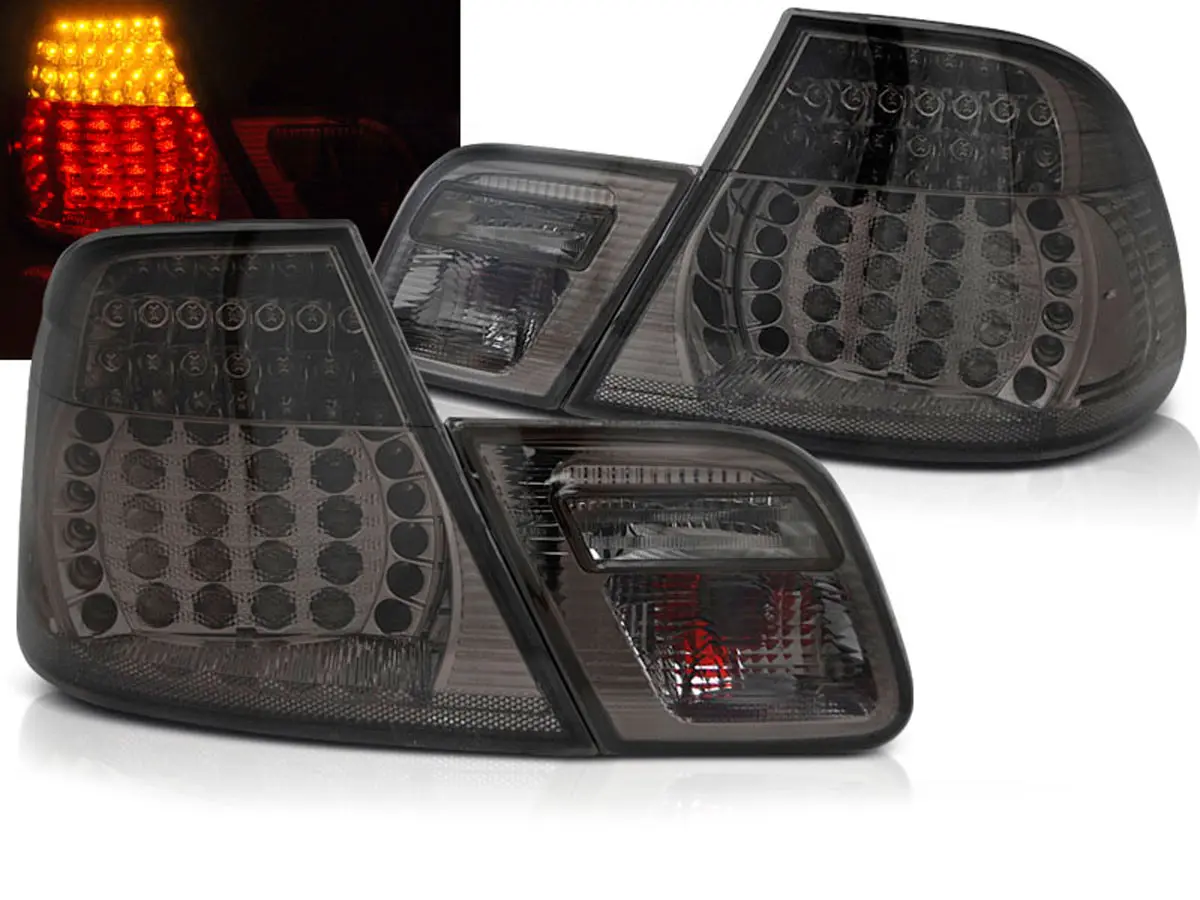 Baklykter LED Dynamisk BMW (E46) 1999-2003 COUPE SMOKE SEQ