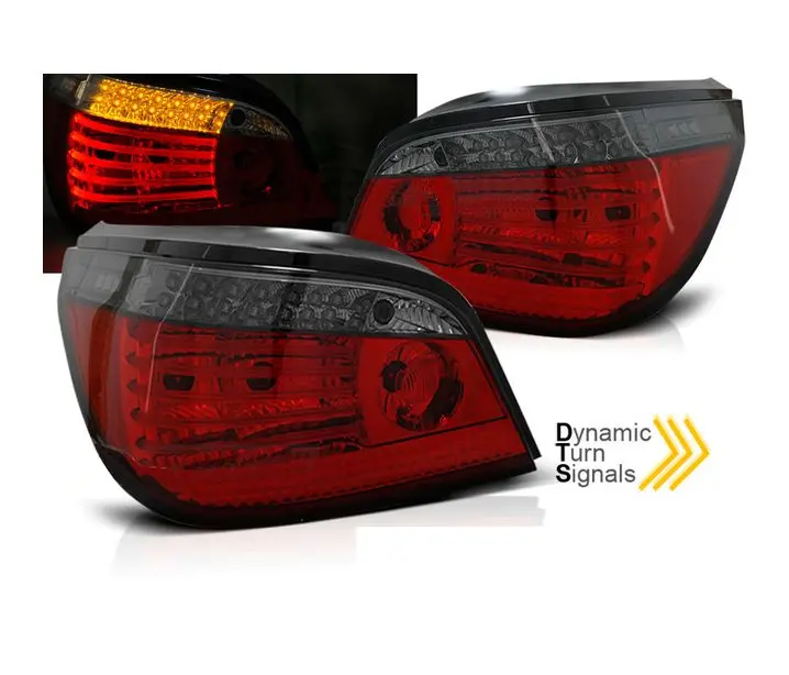 Baklykter LED Dynamisk BMW (E60) LCI 2007-2009 RED SMOKE SEQ