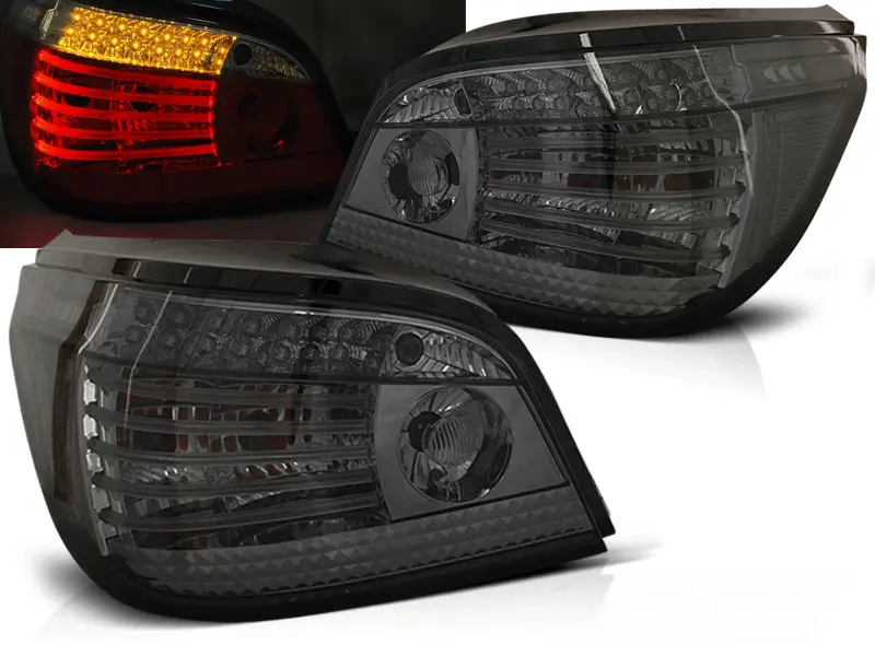Baklykter LED Dynamisk BMW (E60) LCI 2007-2009 SMOKE SEQ
