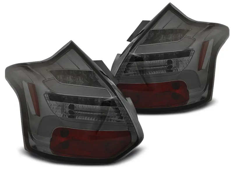 Baklykter LED Dynamisk FORD FOCUS 3 2011-2014 HATCHBACK SMOKE SEQ IND. – bilde 3