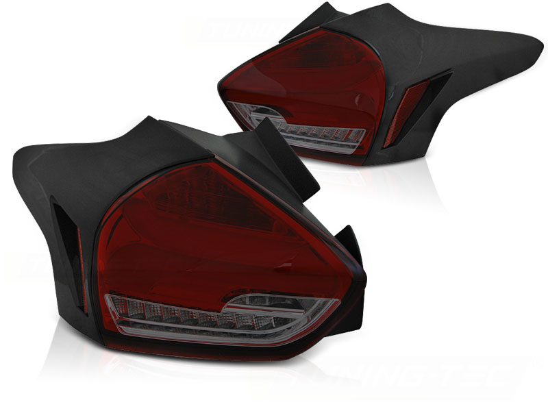 Baklykter LED Dynamisk FORD FOCUS 3 2015-2018 HATCHBACK RED SMOKE