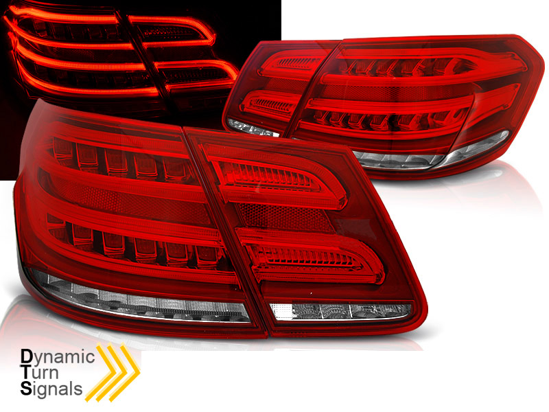 Baklykter LED Dynamisk MERCEDES-BENZ (W212) E-Klasse 2009-2013 SEQ RED WHITE
