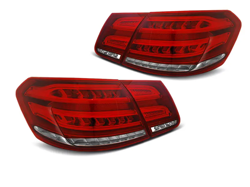 Baklykter LED Dynamisk MERCEDES-BENZ (W212) E-Klasse 2009-2013 SEQ RED WHITE – bilde 4