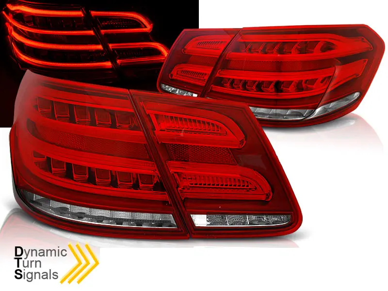 Baklykter LED Dynamisk MERCEDES-BENZ W212 E-Klasse 2013-2016 SEQ RED WHITE
