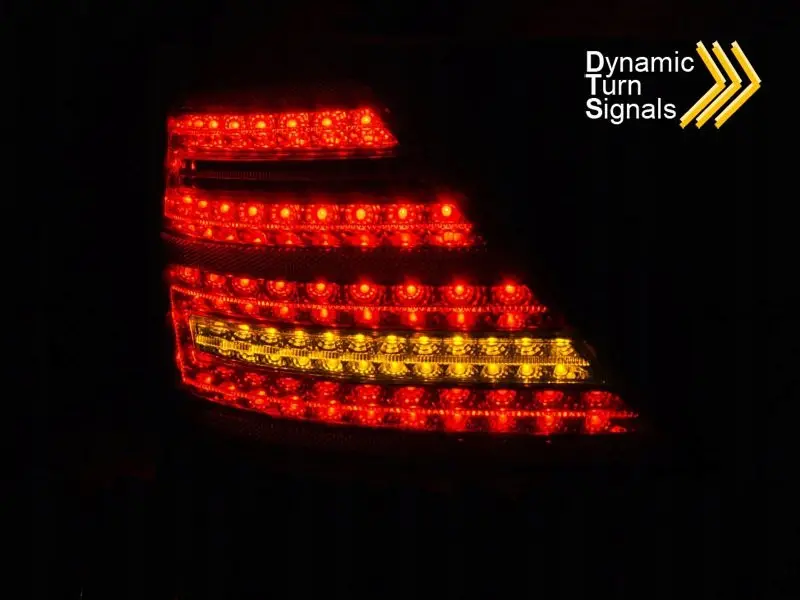 Baklykter LED Dynamisk MERCEDES-BENZ (W221) S-Klasse 2005-2009 RED SMOKE SEQ – bilde 2
