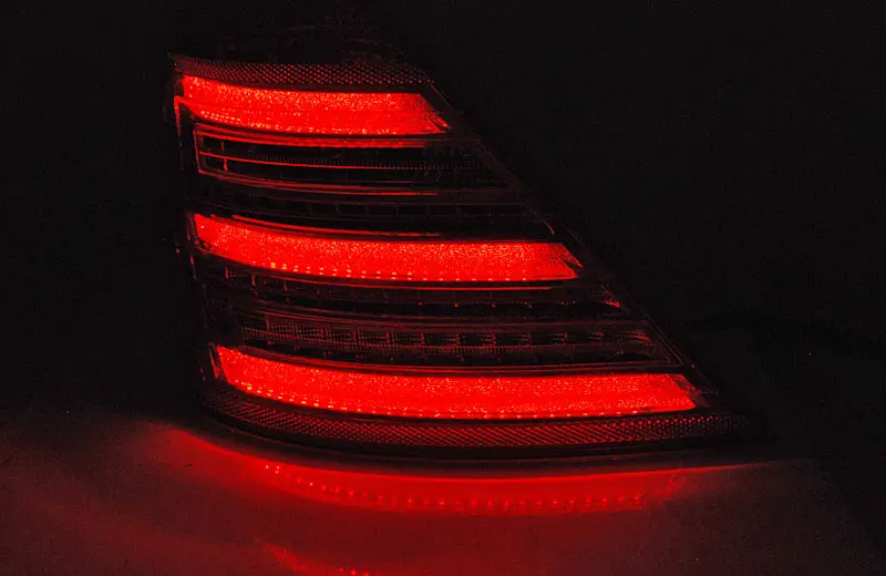 Baklykter LED Dynamisk MERCEDES-BENZ W221 S-Klasse 2005-2009 RED WHITE W222 LOOK – bilde 2