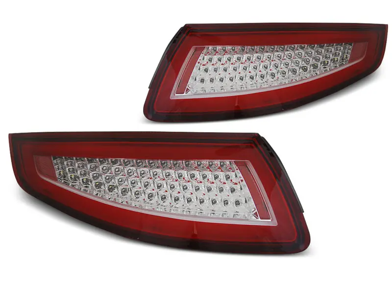 Baklykter LED Dynamisk PORSCHE 911 (997) 2004-2009 RED WHITE SEQ – bilde 5