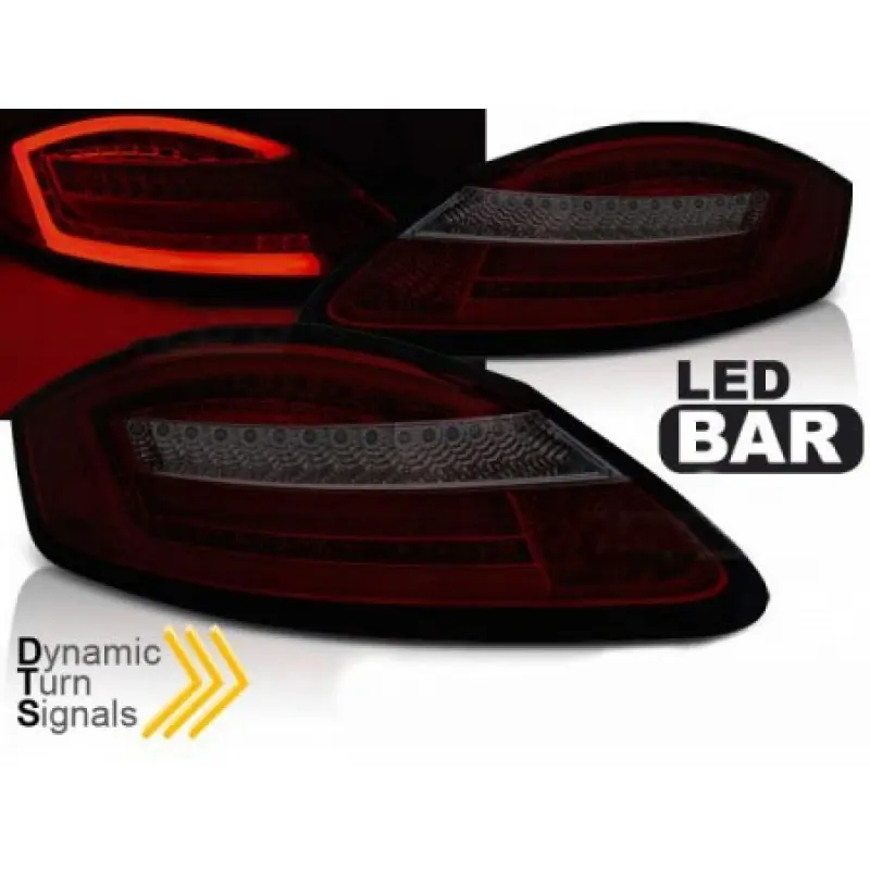 Baklykter LED Dynamisk PORSCHE BOXSTER 987 / CAYMAN 2005-2008 RED SMOKE SEQ