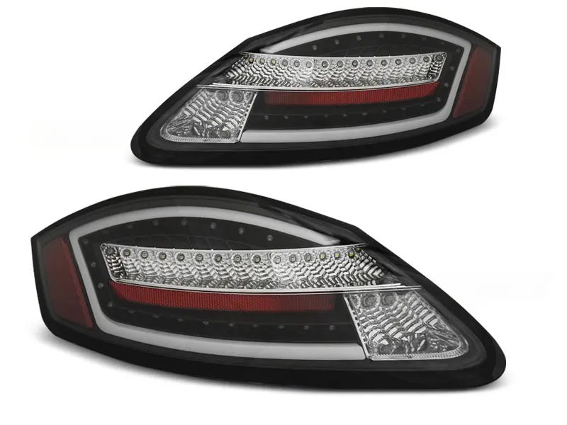 Baklykter LED Dynamisk PORSCHE BOXSTER / CAYMAN 987 2005-2008 BLACK SEQ – bilde 5