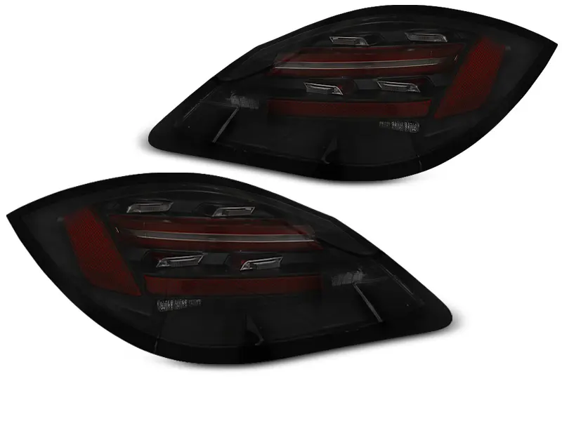 Baklykter LED Dynamisk PORSCHE BOXSTER / CAYMAN 987 2009-2012 BLACK-SMOKE SEQ – bilde 2