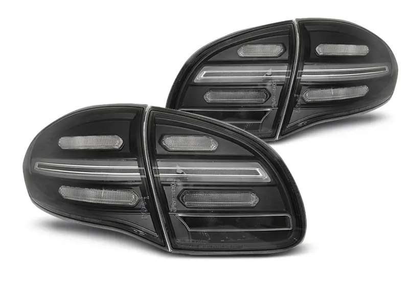 Baklykter LED Dynamisk Porsche Cayenne II (92A) 2010 - 2014 │ BLACK – bilde 5