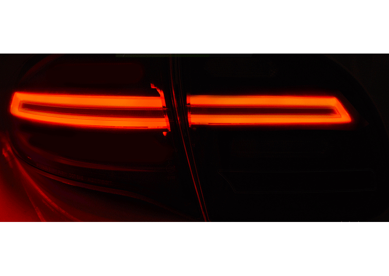 Baklykter LED Dynamisk Porsche Cayenne II (92A) 2010 - 2014 │ BLACK RED SMOKE SEQ – bilde 2
