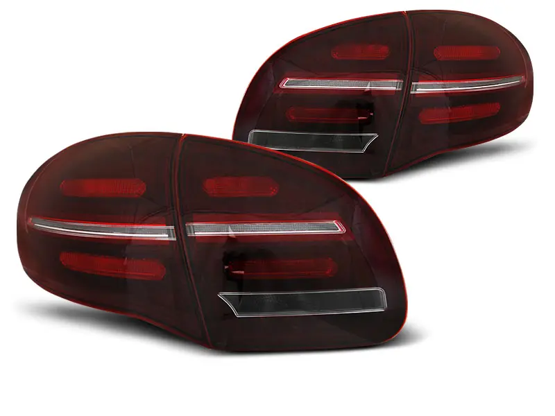Baklykter LED Dynamisk Porsche Cayenne II (92A) 2010 - 2014  | Black RED White SEQ – bilde 6